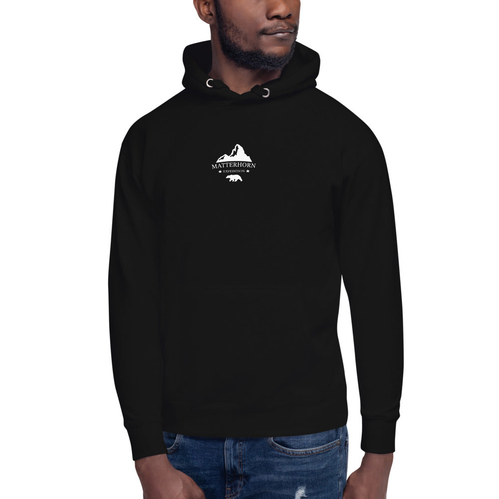 Unisex Matterhorn Black Hoodie