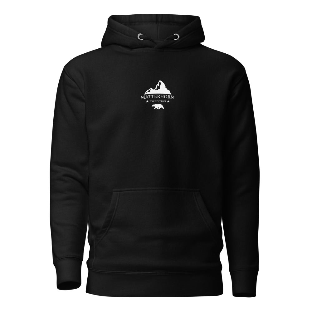 Unisex Matterhorn Black Hoodie