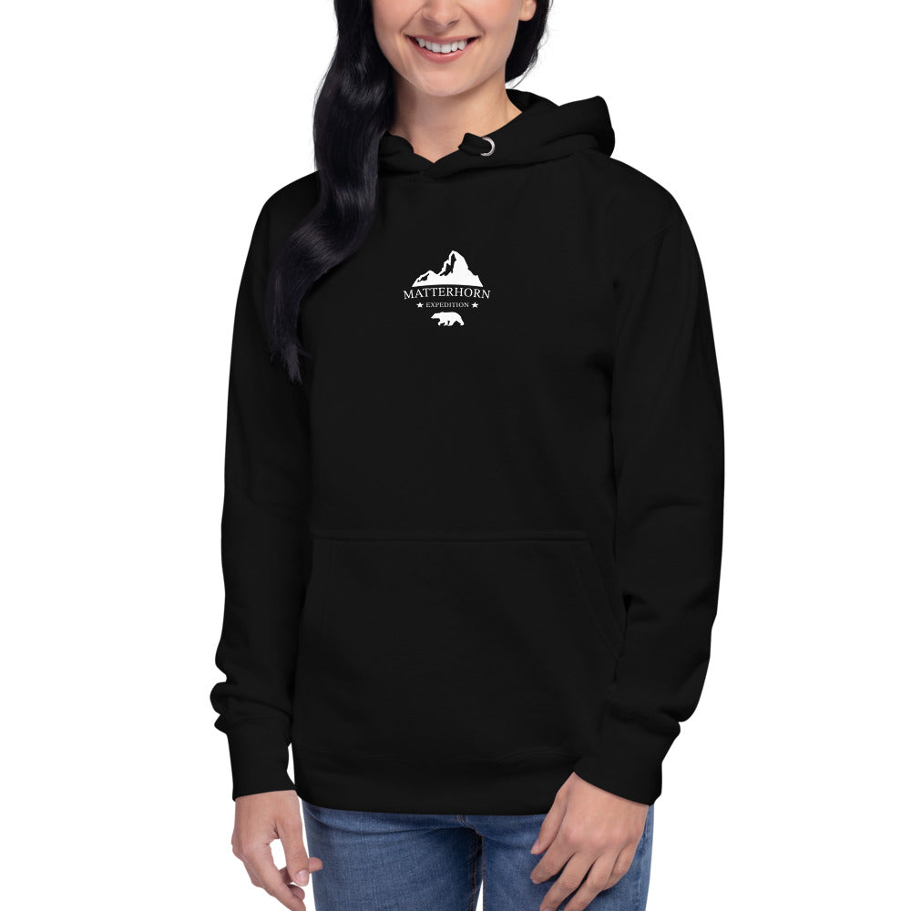 Unisex Matterhorn Black Hoodie