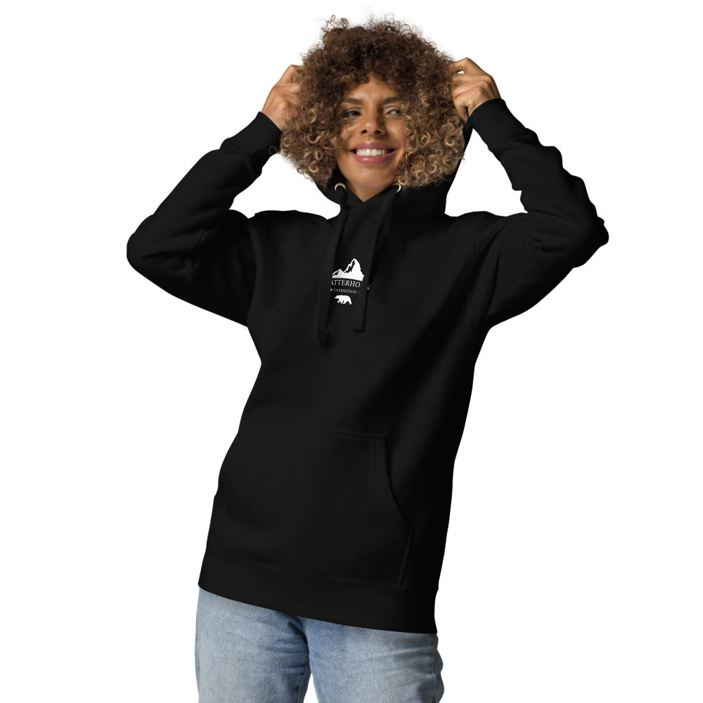 Unisex Matterhorn Black Hoodie