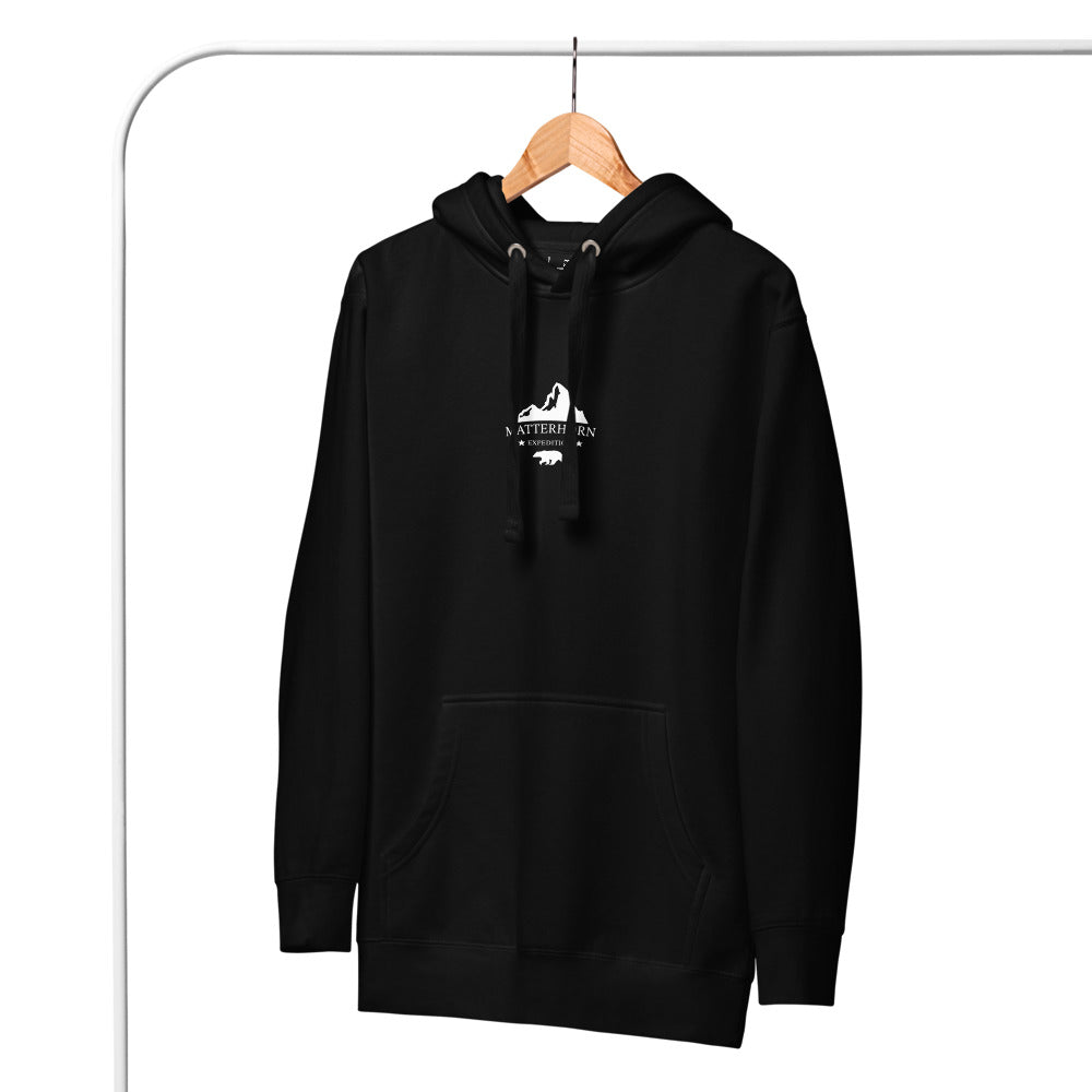 Unisex Matterhorn Black Hoodie